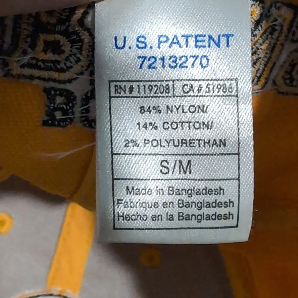 Reebok Fitmax 70,NHL Boston Bruins Men's Yellow Fitted Hat,S/M. - Picture 8 of 9